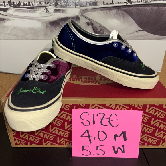 Vans Authentic Sinners Club sz 4.0 Men’s 5.5 Women’s - Picture 1 of 12